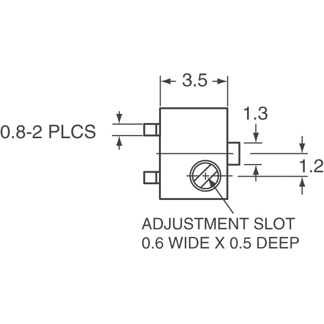 3224X-1-503E Bourns Inc.  Trimmer Potentiometers